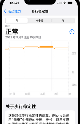 隆阳iPhone手机维修如何在iPhone开启'步行稳定性通知'