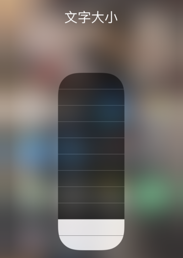 隆阳苹果手机维修分享小技巧：在 iPhone 控制中心快速调节字体大小 